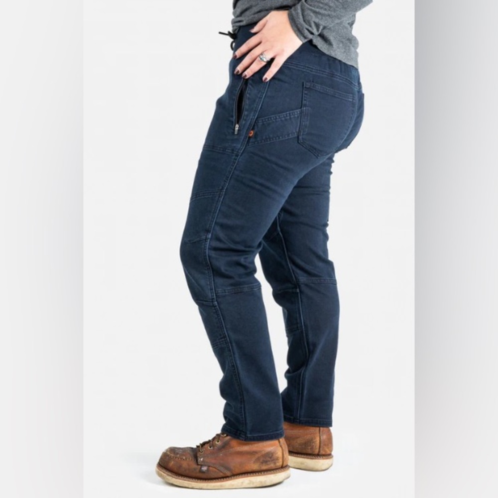 New! Dovetail Workwear, multiple size, Christa DIY, Sulfur Navy Stretch Twill - Picture 7 of 12